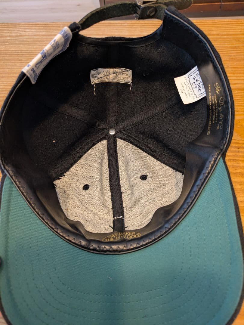 THE H.W.DOG&CO. ウールトラッカーキャップ ブラック 黒