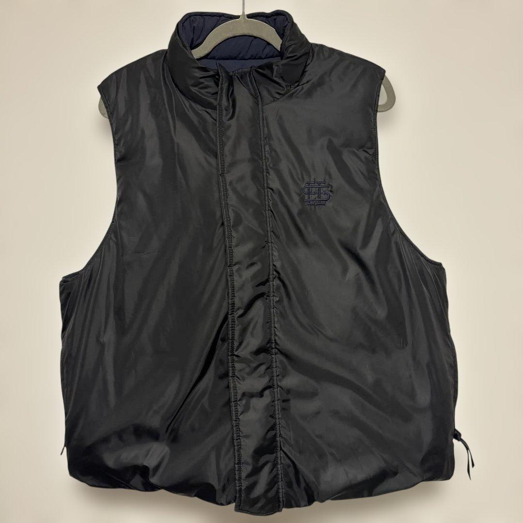 SEESEE リバーシブル　ダウンベスト 【BLACK/NAVY】 seesee シーシー ダウンベスト リバーシブル 黒 ブラック ネイビー