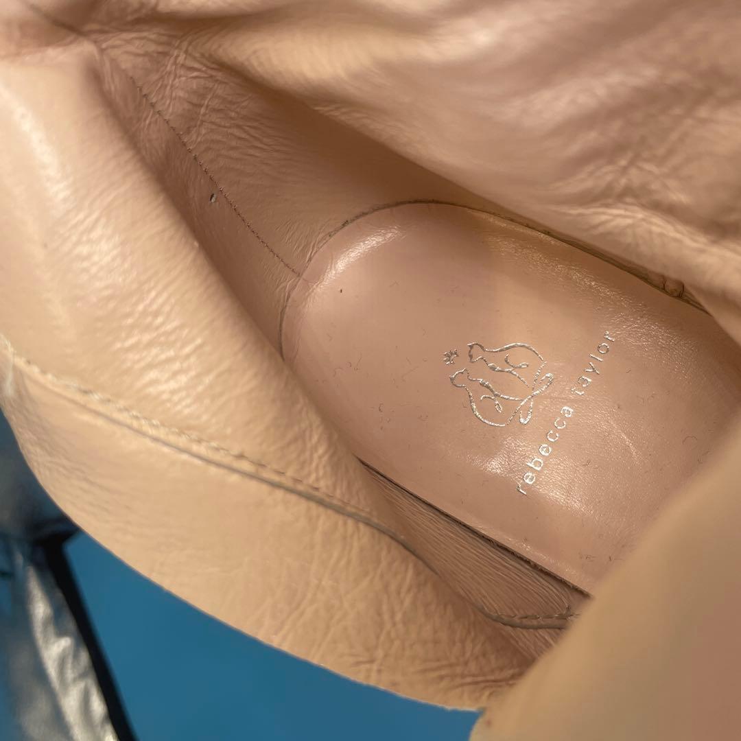 Rebecca Taylor レベッカテイラー ロングブーツ　白　24.5cm