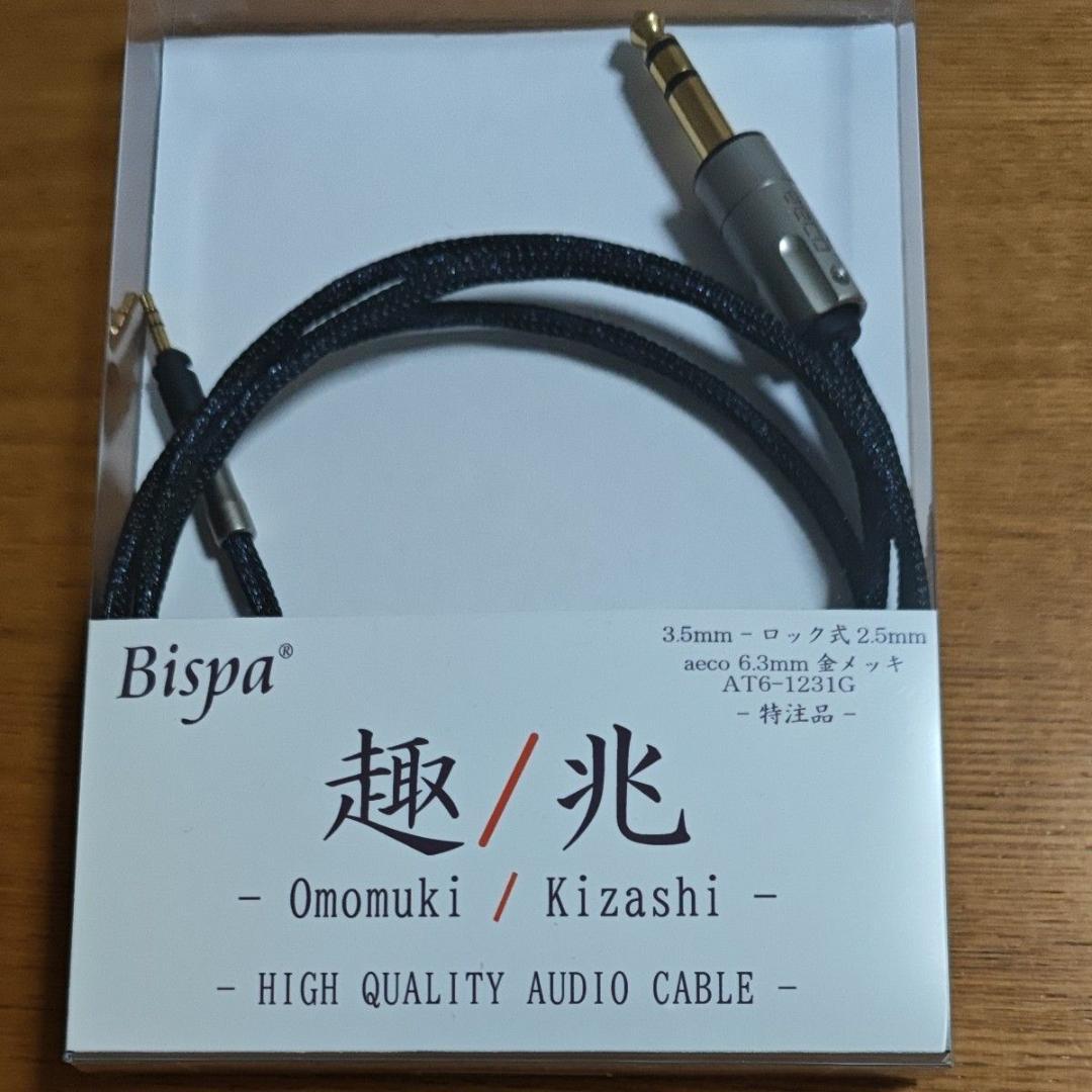 ビスパ Bispa 趣／兆 6.3mm-2.5mm 特注品 1.3m リケーブル