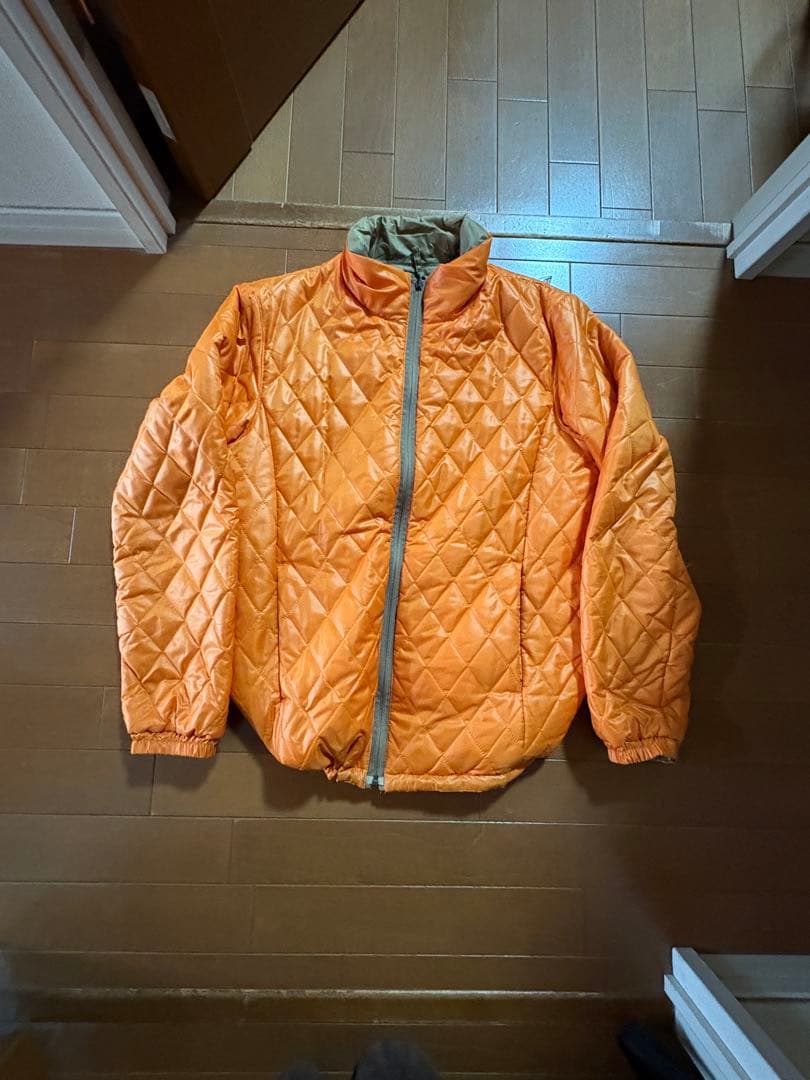 キルティングダウンジャケット mont-bell似 テック系 リバーシブル