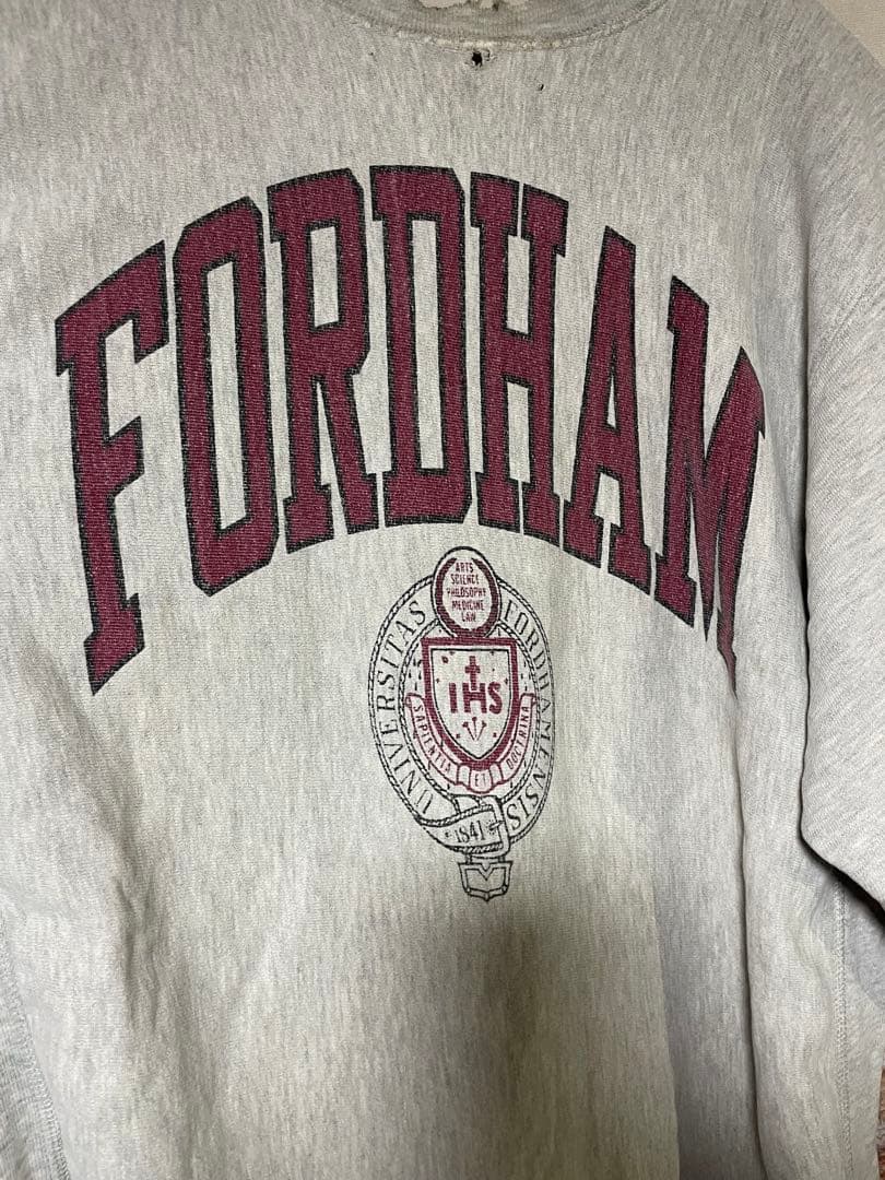 60sリバースウィーブ ヴィンテージFordham 　染み込み激レア 12/17 ONLINE 入荷！60s Champion Reverse Weave Sweat 60年代