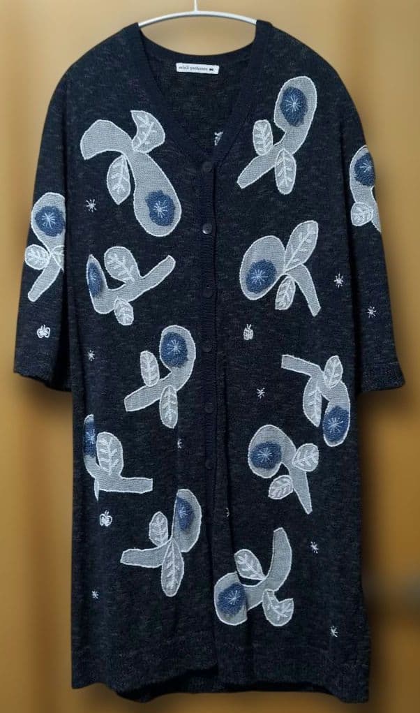 mina perhonen ミナペルホネン bow ニットロングカーディガン värme ロングカーディガン - minä perhonen