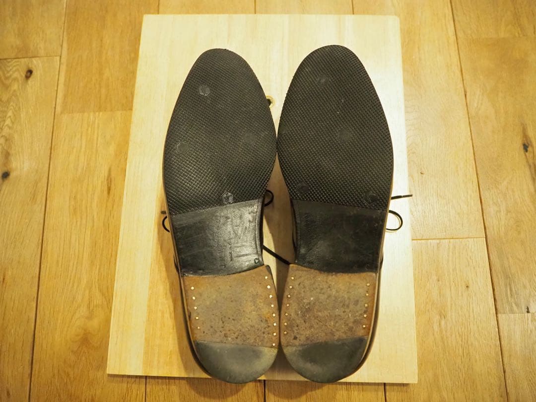 旧ロゴ)JM WESTON 300 ブラックカーフ 8.5 外羽根プレーントゥ - メルカリ