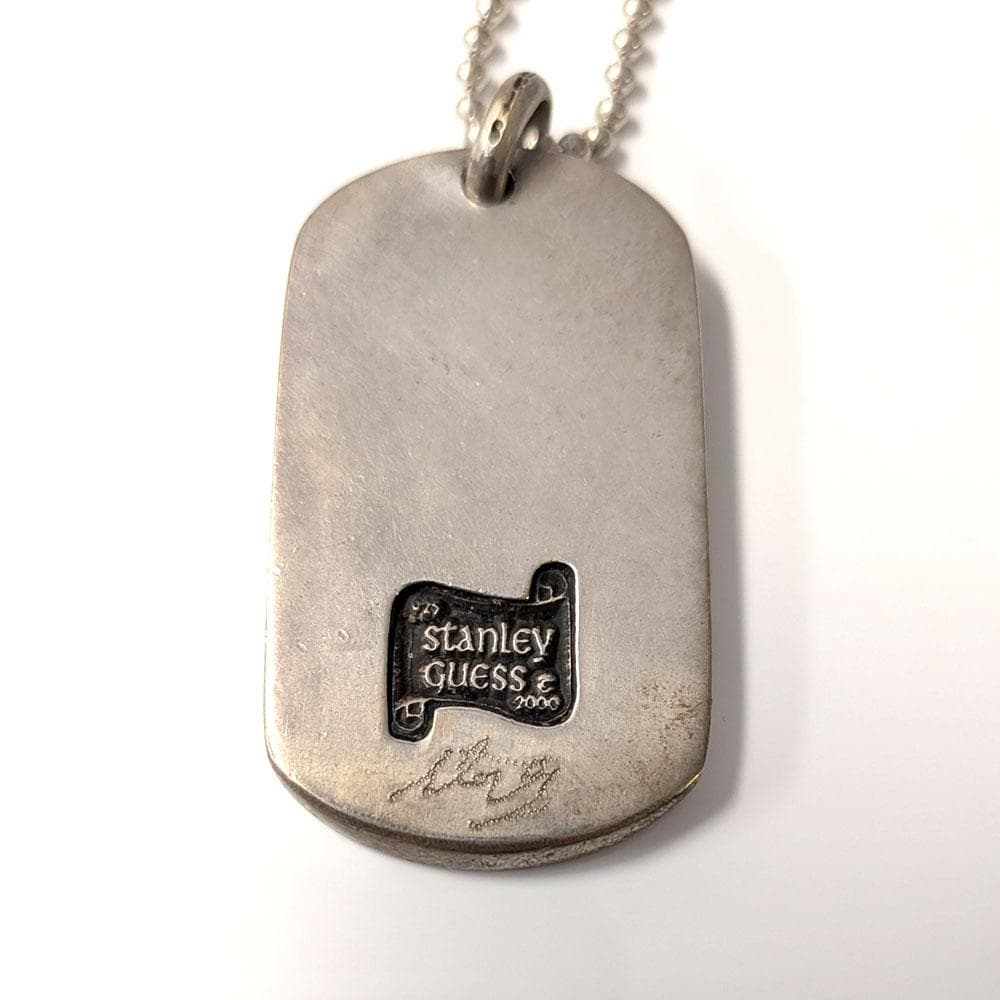 STANLEY GUESS スタンリーゲス ウッド ドッグタグ ペンダント 生前
