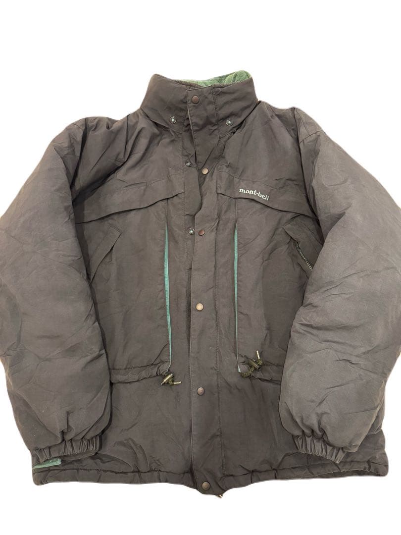 希少 オールドモンベル mont-bell 中綿 ナイロンダウンジャケット90s
