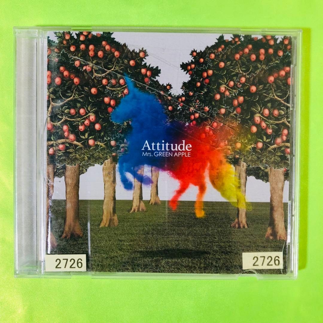 Mrs.GREENAPPLE/ミセスグリーンアップル 「Attitude」CD - メルカリ