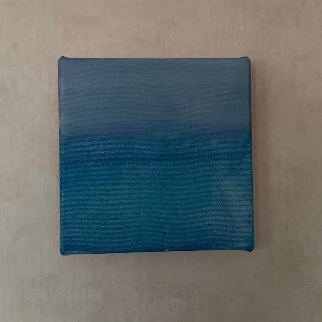 山崎美弥子さん 絵画 15×15 海と空の絵 - メルカリ