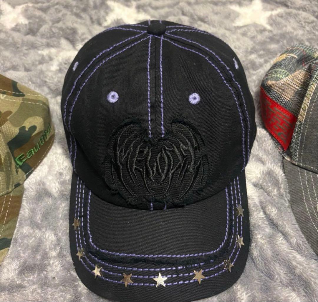Ec Melodi スタッズキャップ 新品未開封 EC Melodi 限定 スタッズ キャップ CAP - メルカリ