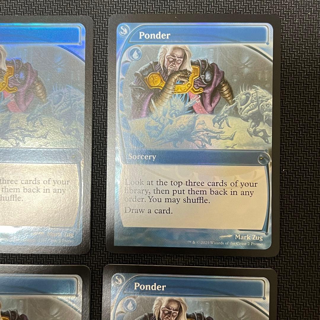 MTG MB2《思案/Ponder》未来予知 英語版foil 4枚セット