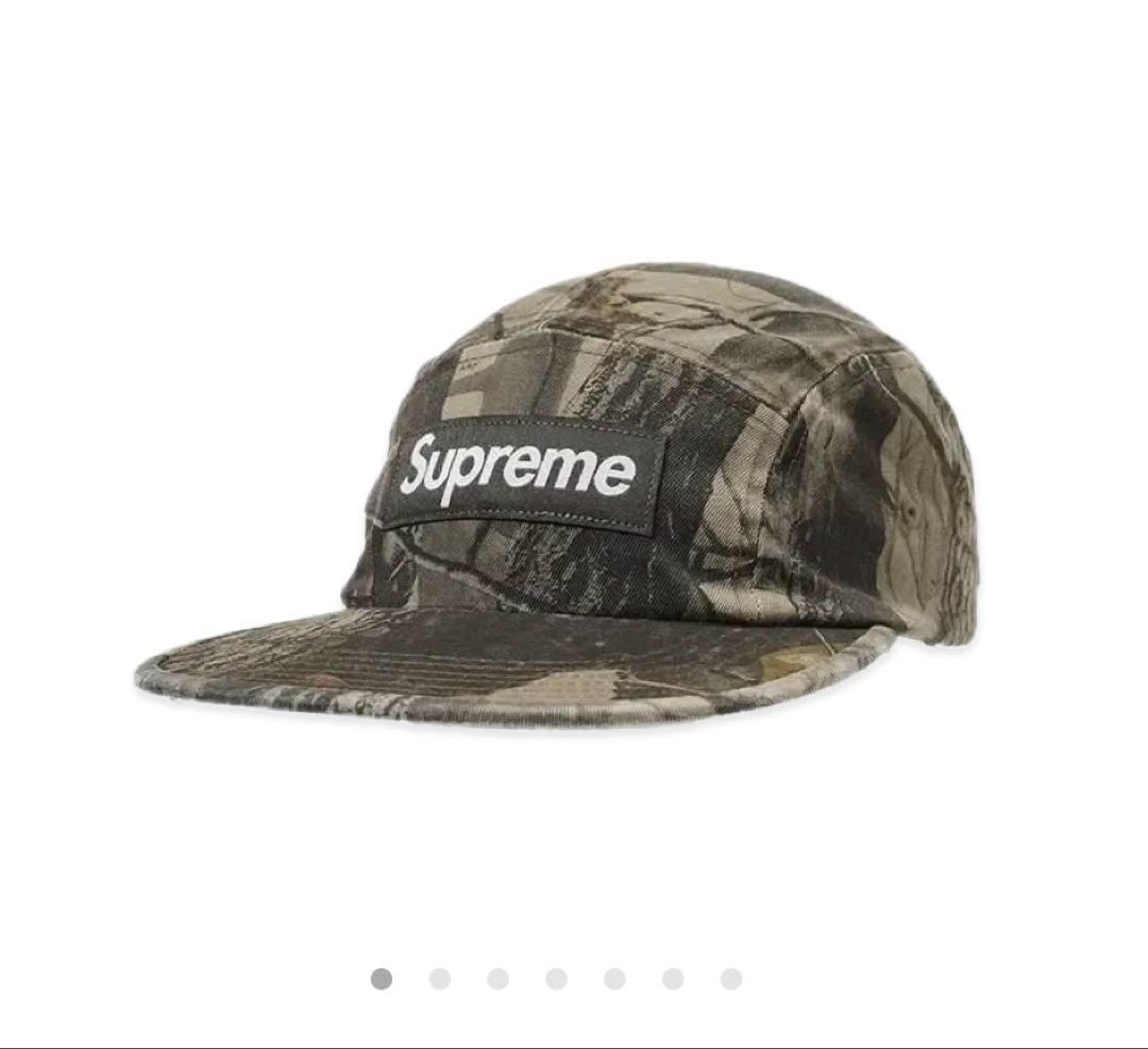 supreme 25ss キャップ リアルツリー Supreme シュプリーム 25SS CAMP CAP REALTREE ボックスロゴ キャンプ