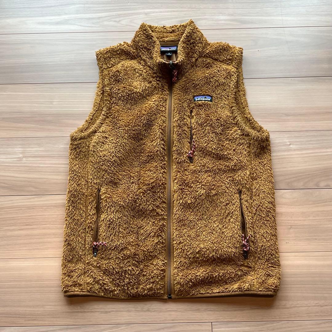 patagonia フリース ベスト ブラウン M - メルカリ
