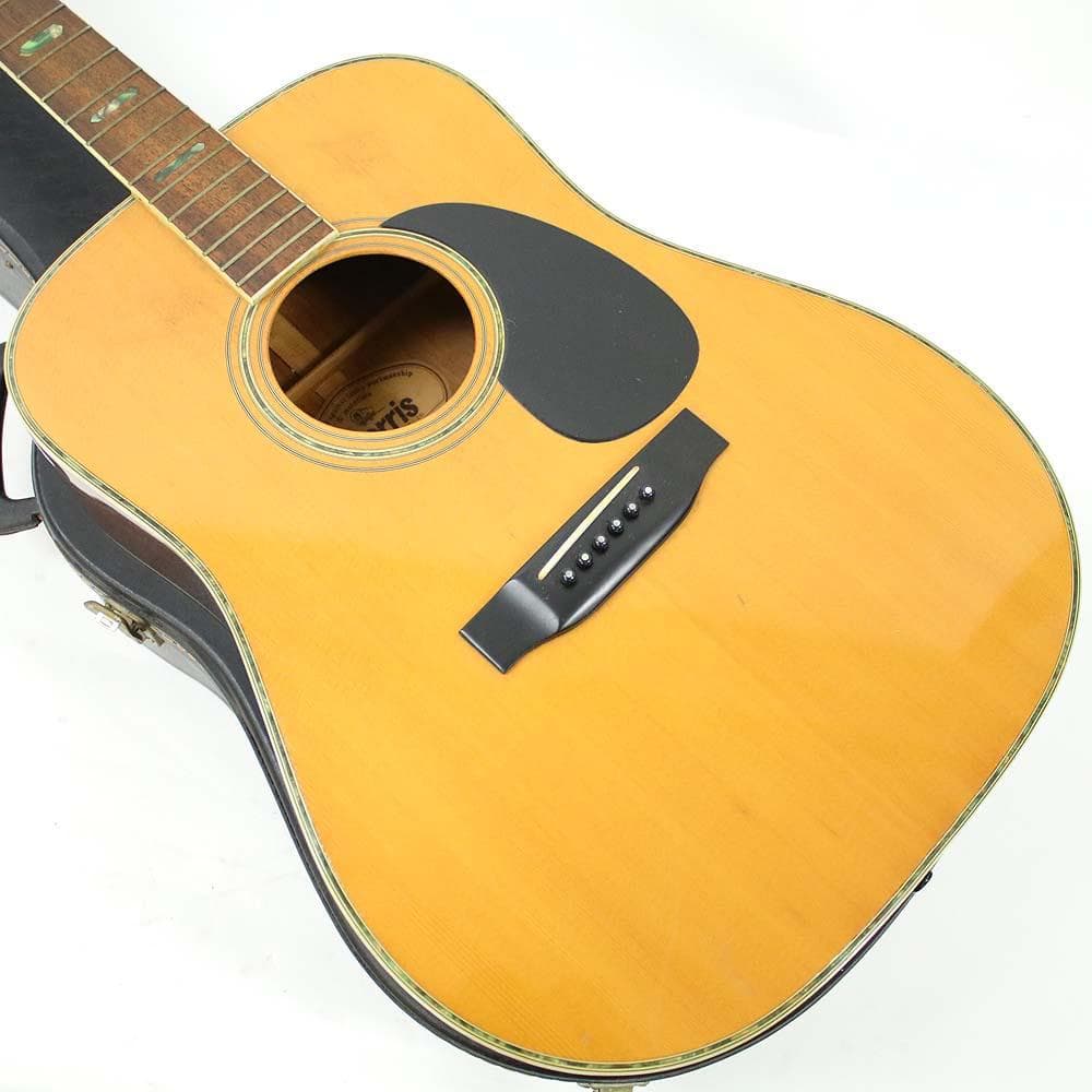 MORRIS モーリス W-40 ギター 縦ロゴ ハードケース付き - メルカリ