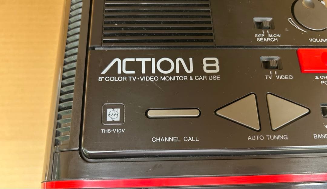 昭和レトロ ナショナル Action8 カラーテレビ TH8-V10V - メルカリ