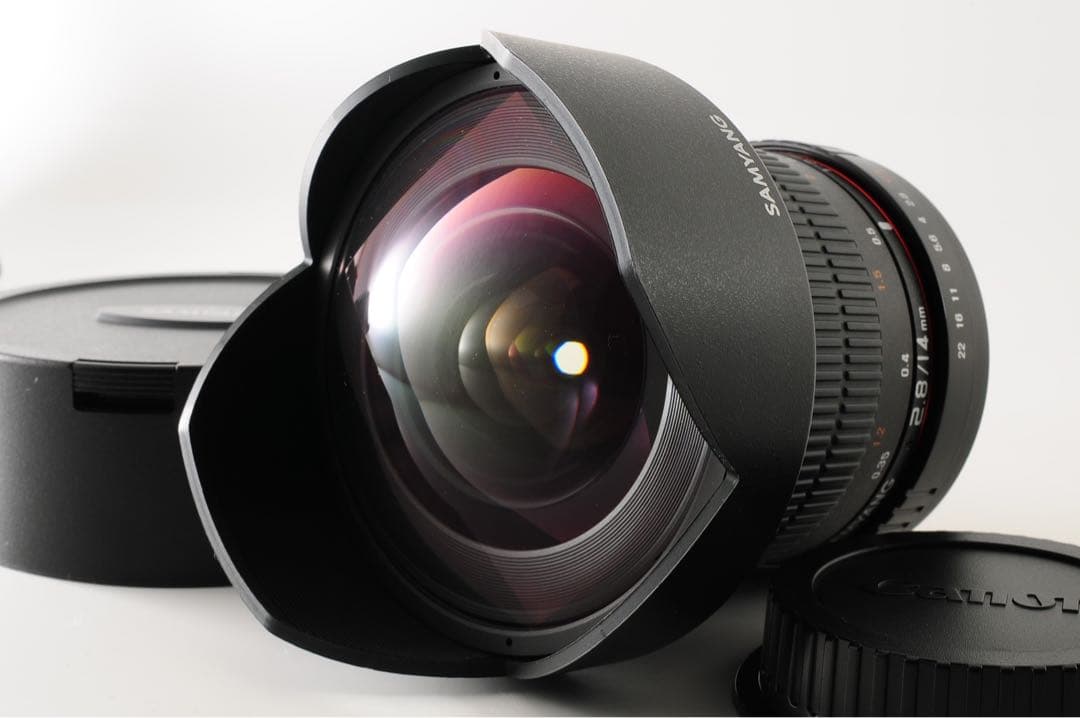 【美品】SAMYANG 14mm F2.8 ED IF UMC Canon EF Amazon | SAMYANG 単焦点広角レンズ 14mm F2.8 ED AS IF UMC ソニー αE