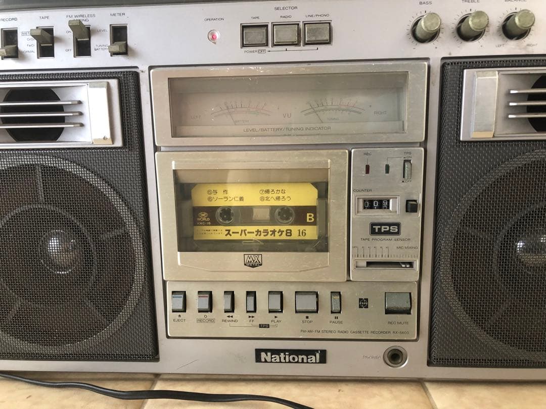 National RX-5600 ラジカセ(G37) - メルカリ