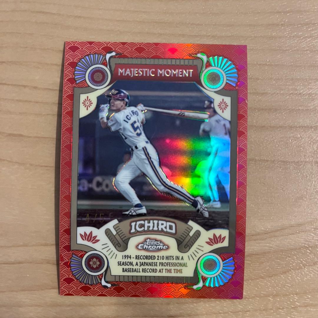 イチロー Majestic Moment 2024 chrome 5枚限定 - メルカリ