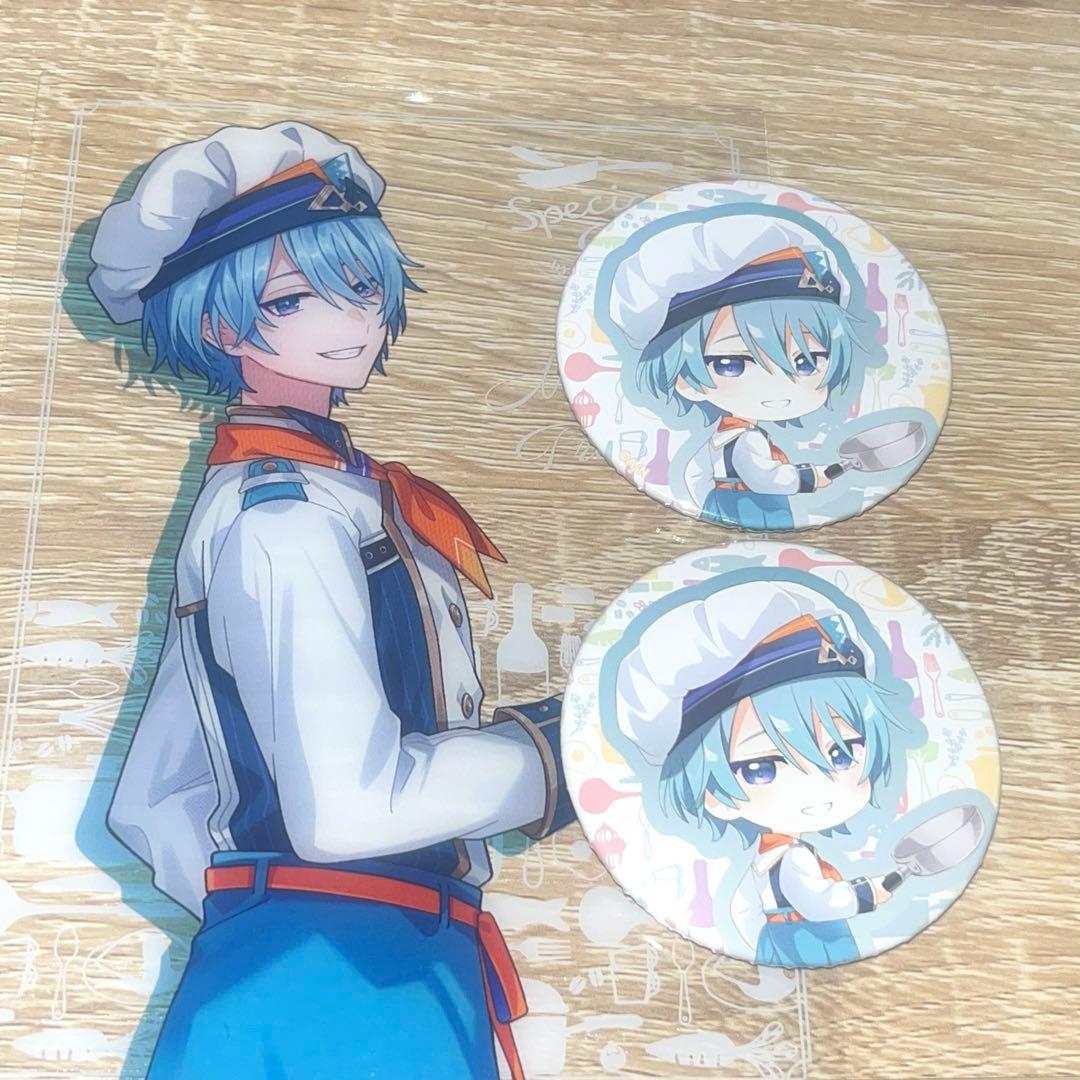 にじさんじ 渚トラウト スペシャーレ スイパラコラボ 缶バッジ 特典