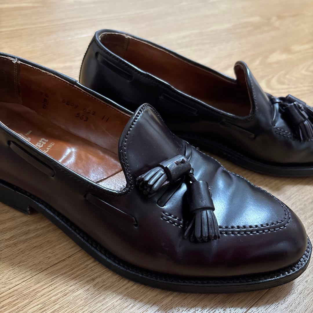 てんてけてん♫様専用オールデン タッセルローファー コードバン