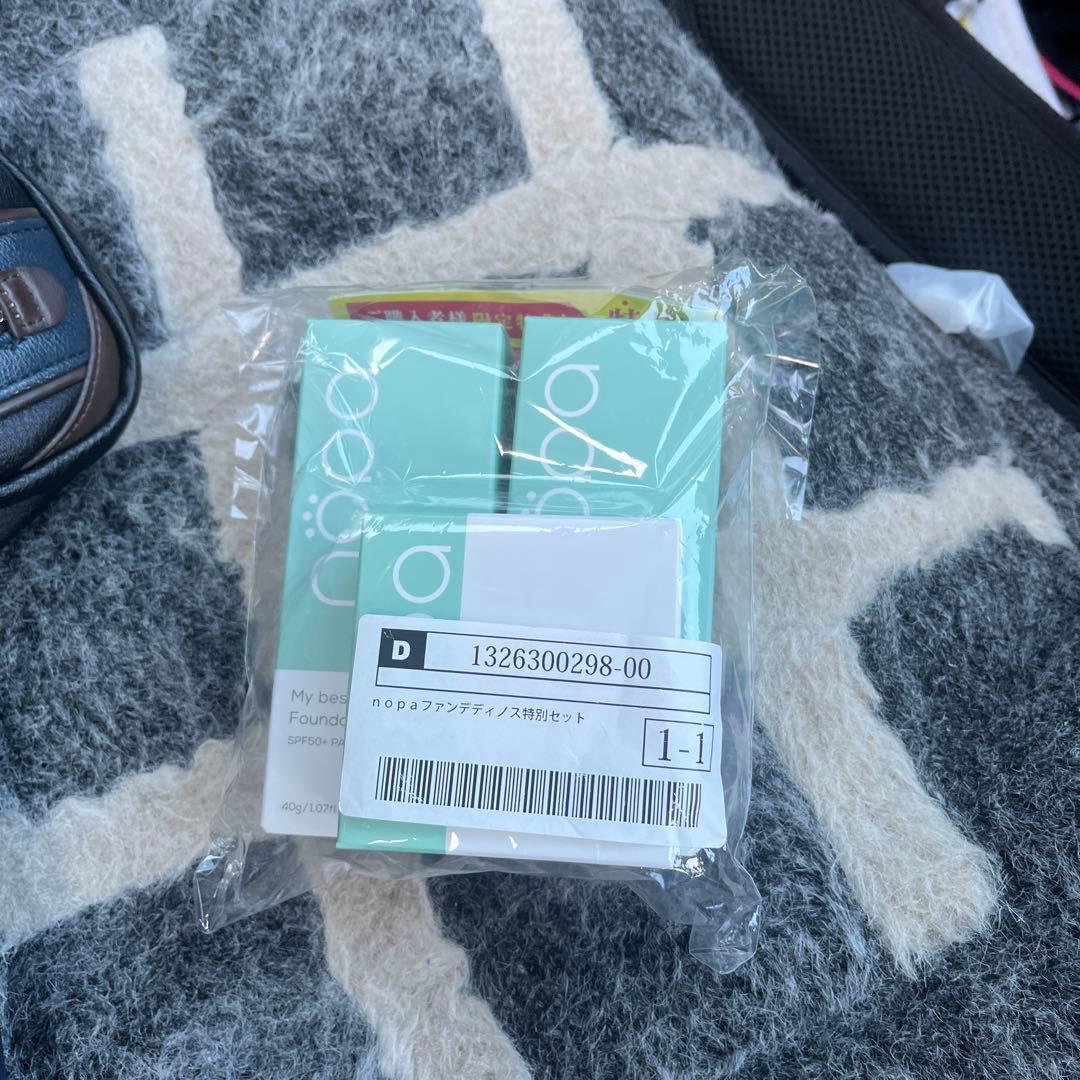ど*。様 3点セット nopa マイベストカラー ファンデーション＆ プレストパ nopaマイベストカラーファンデーション+プレストパウダー ＜セット商品
