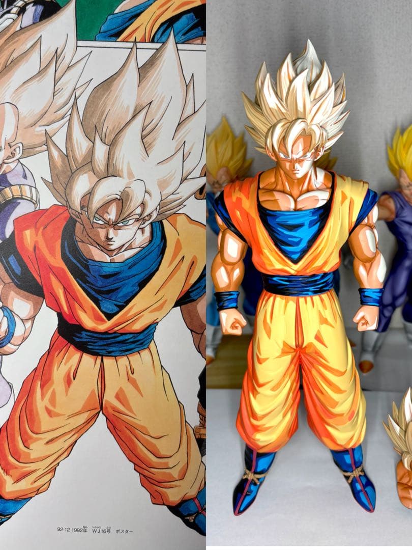 ドラゴンボール孫悟空フィギュア　リペイント　頭パンツ2点、磁石付き　輸送箱付き ドラゴンボール孫悟空フィギュア リペイント 頭パンツ2点、磁石付き