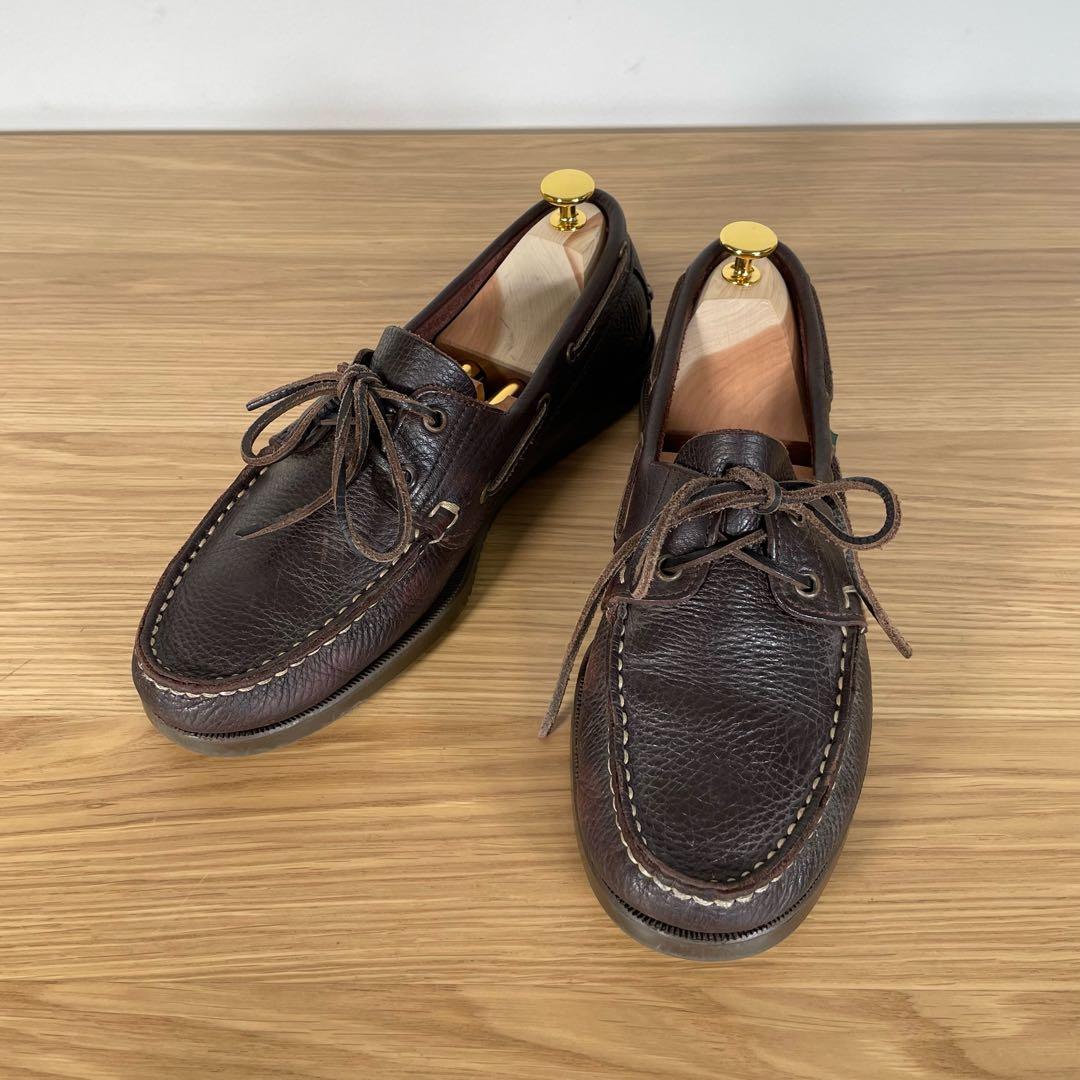 パラブーツ バース マリーン デッキシューズ ブラウン　8 パラブーツ デッキシューズ ブラウン パラブーツ バース マリーン