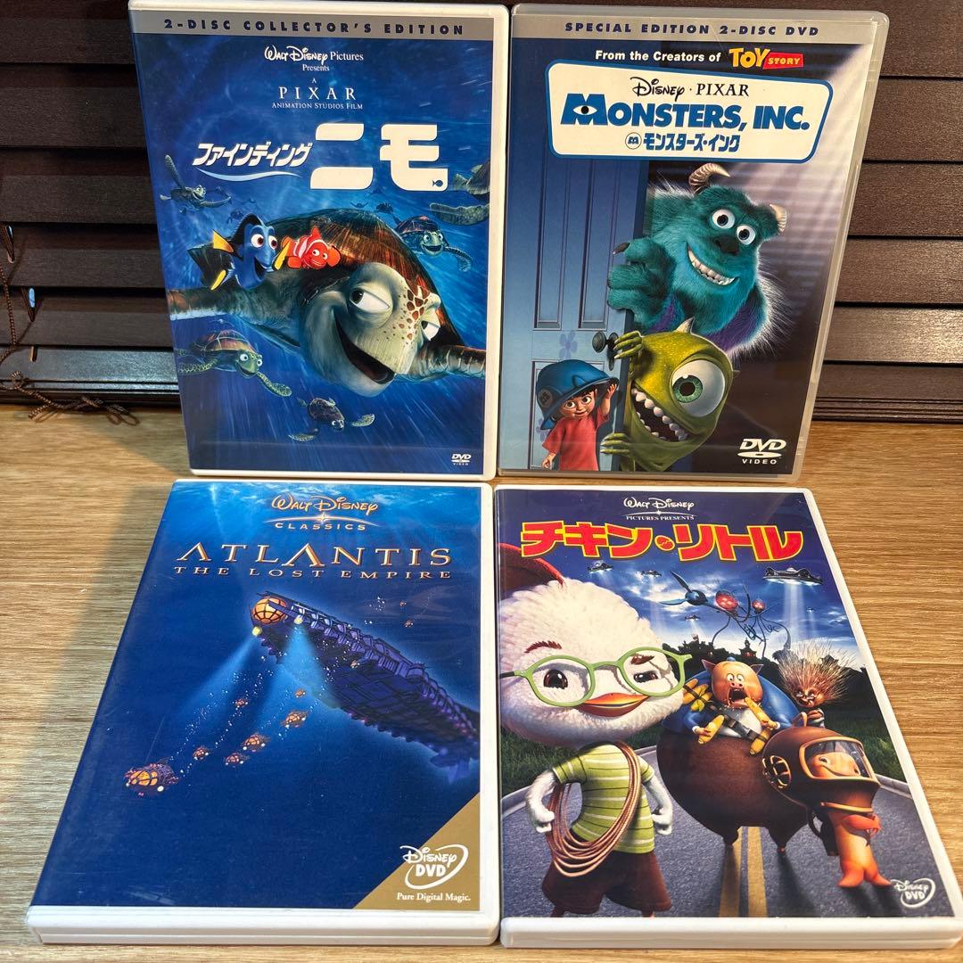 ディズニー ピクサー DVD 4本セット - メルカリ