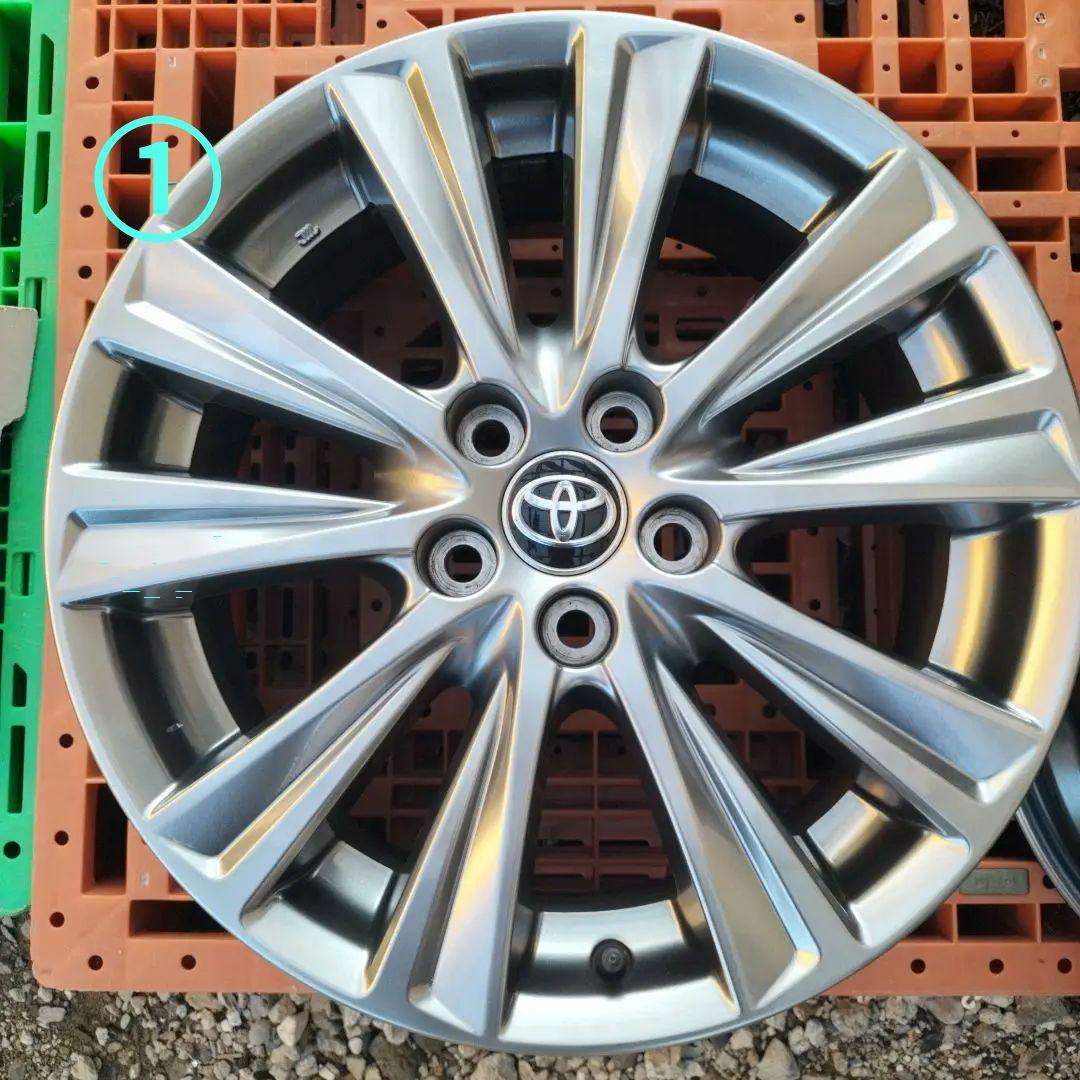 トヨタ 18インチ ホイール ヴェルファイア30後期 程度良好】トヨタ 30アルファード ヴェルファイア 後期 純正 18in 7J +