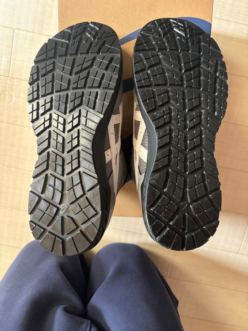 asics 安全靴 27.0cm グレー