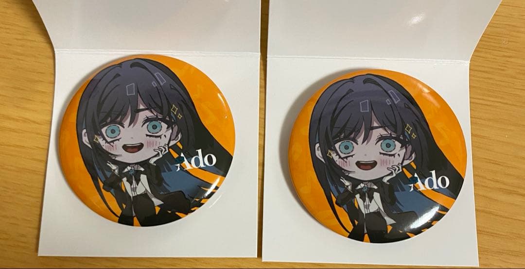 Adotomy ランダム缶バッジ Ado 喜怒哀楽【喜】2枚 - メルカリ