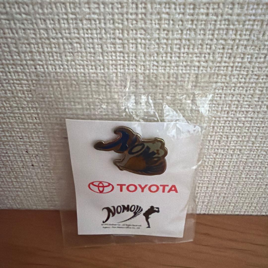 野茂英雄 ピンバッジ TOYOTA 非売品 - メルカリ