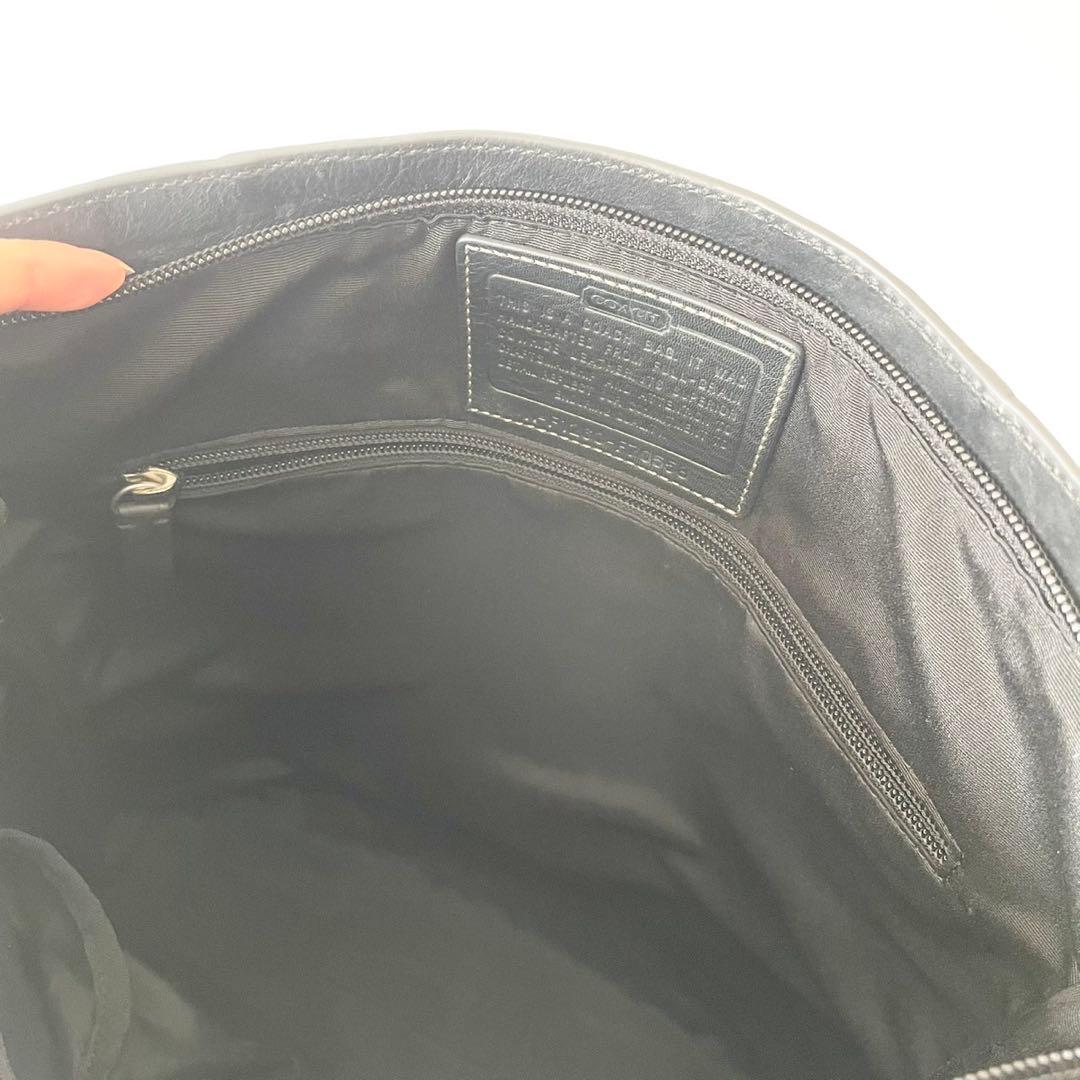 極美品】COACH メンズ 2wayビジネスバッグ ヘリテージ 黒 - バッグ