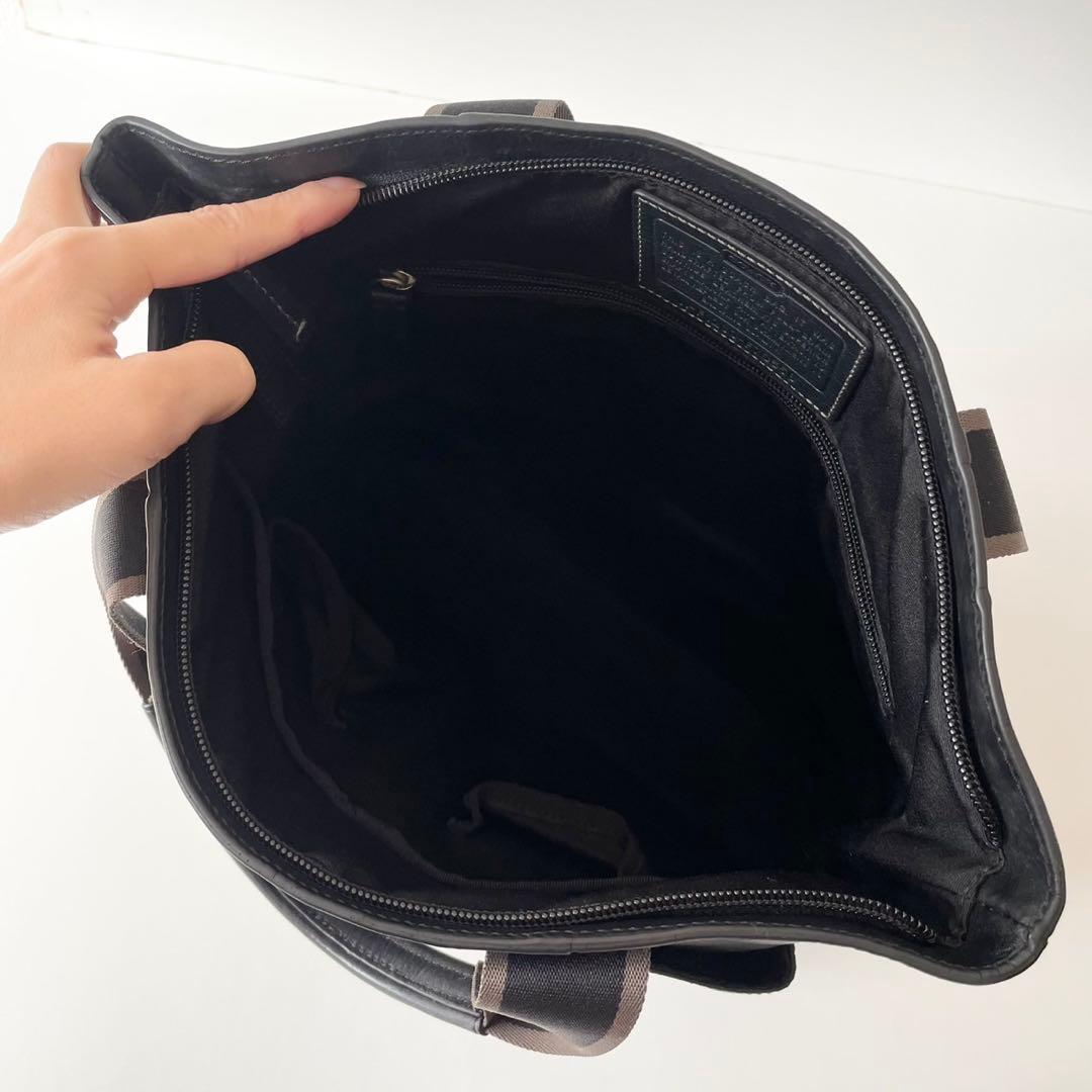 極美品】COACH メンズ 2wayビジネスバッグ ヘリテージ 黒 - バッグ