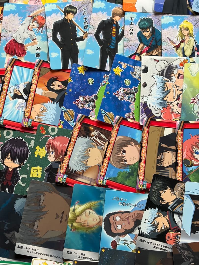 銀魂 カード まとめ売り 160枚セット コレクション 神威 沖田総悟 坂田