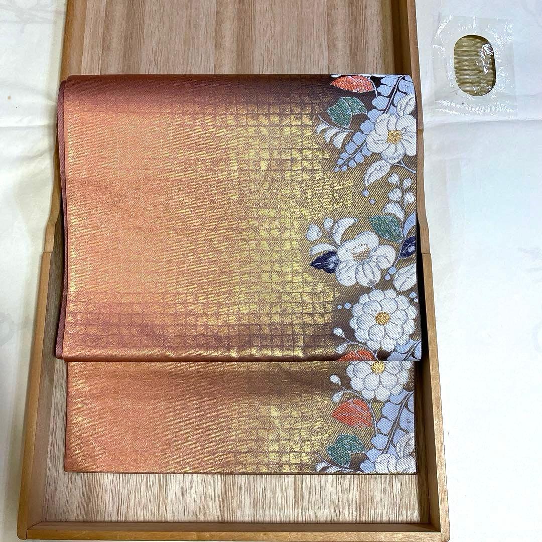 専用】着物-辻が花帯6《辻が花フェア》【六通柄袋帯】 銀糸【正絹