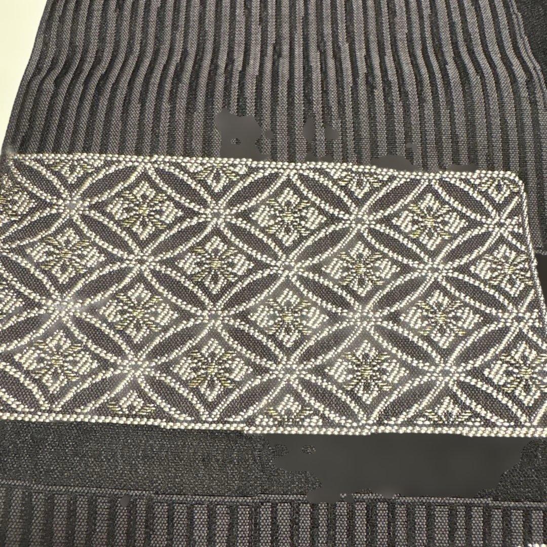 新品】名古屋帯 未仕立て パープルグレー