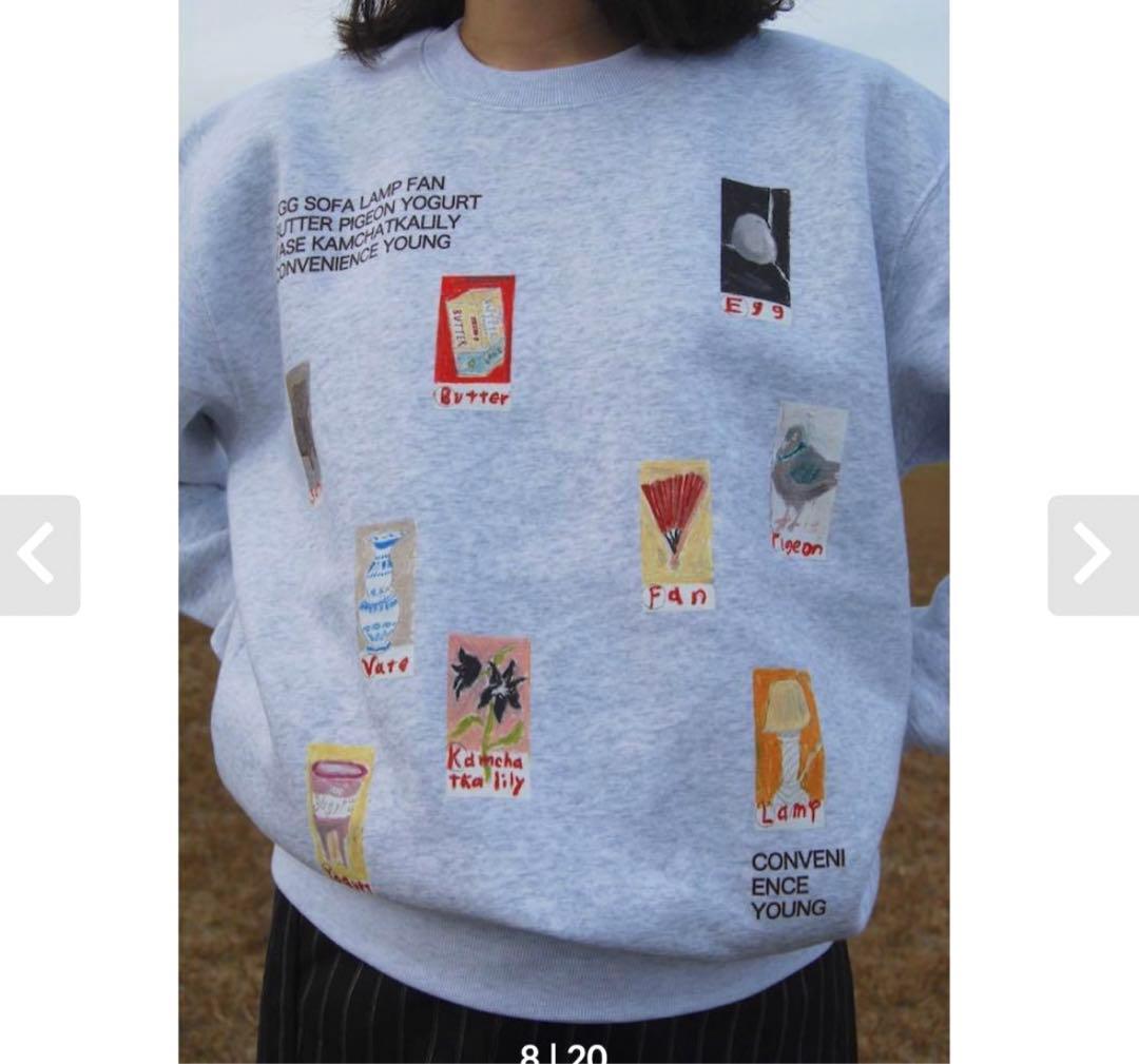 Convenience young グレー スエットトレーナー L - メルカリ