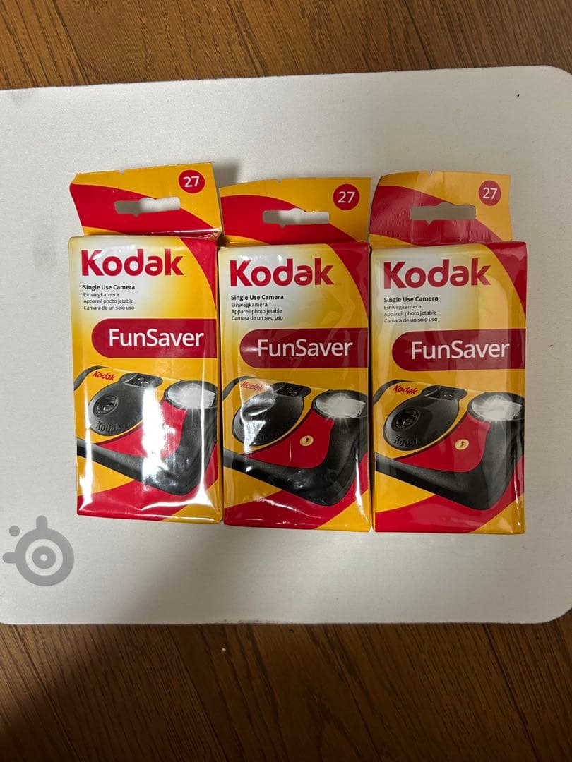 Kodak FunSaver 使い捨てカメラ 27枚撮影×3本 ⭐︎新品未使用