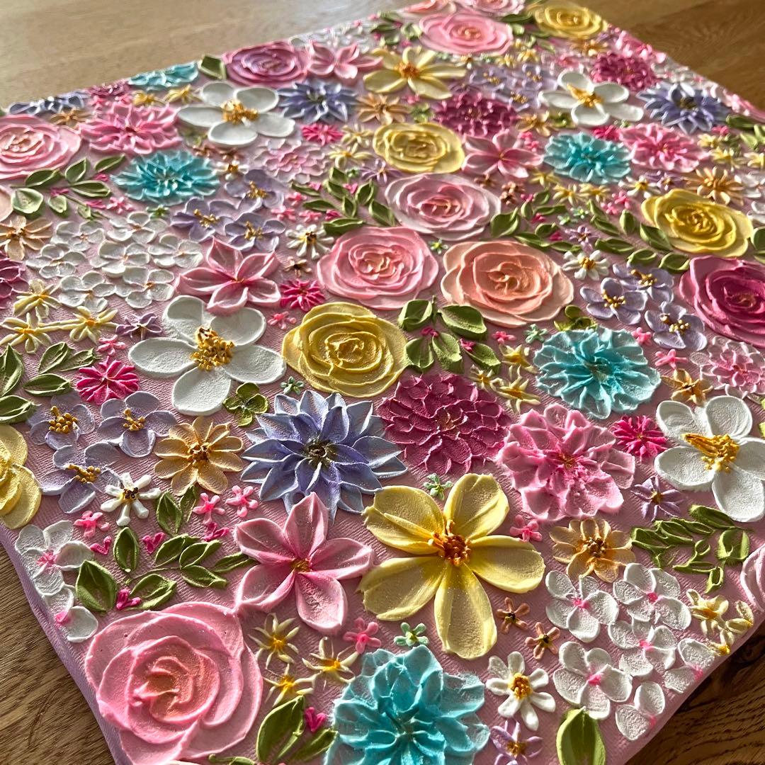 絵画 テクスチャーアート 現代アート ボタニカルアート ボタニカル