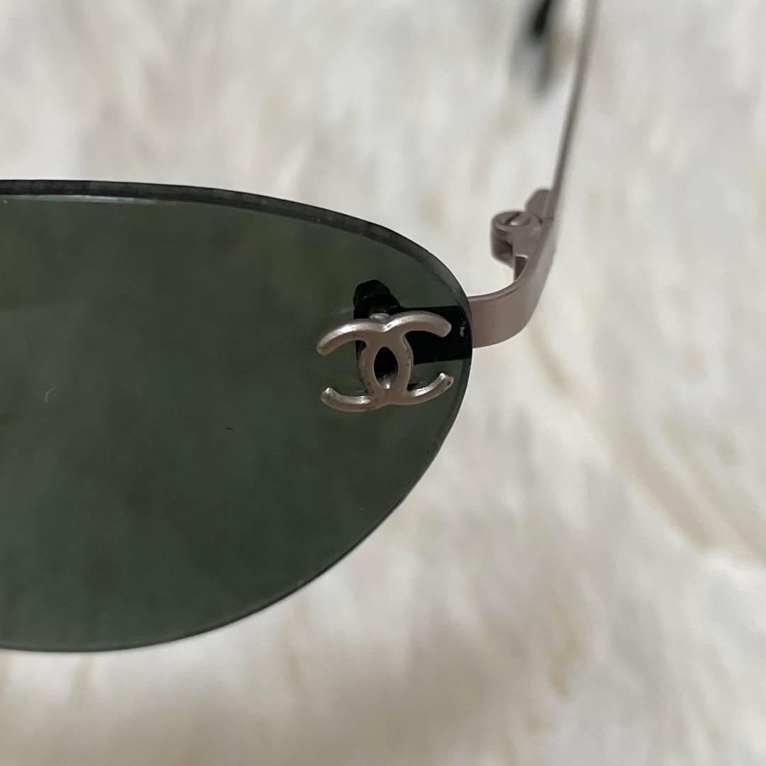 美品 シャネル サングラス 4003 黒 54□19 ココマーク リムレス - メルカリ