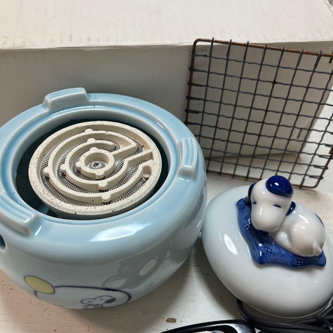 セトクラフト SNOOPY スヌーピー 陶器製ミニ電気コンロ
