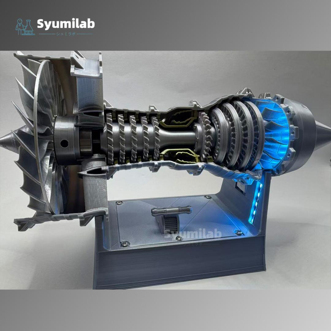 プレミア版 TR900 A380 航空機 エンジンモデル 3Dプリンタ 可動 - メルカリ