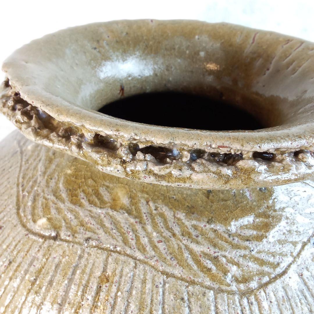 岡山県重文「黒井千左」【虫明焼・壺】 - メルカリ