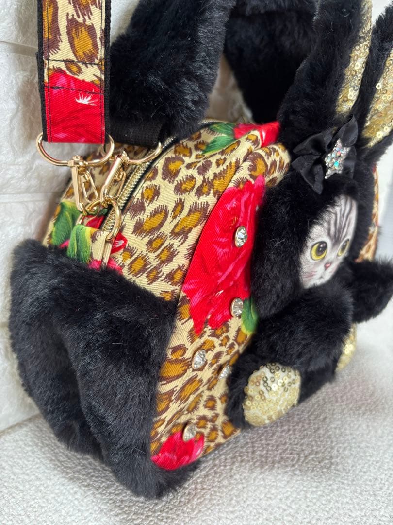 ゆ*ら様 コヤンイサムチョン ハンドメイド ファーショルダーバッグ