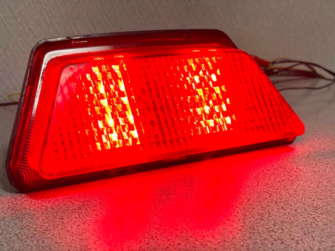 CBR400F 流星 テール ランプ ライト LED 流れる ビカビカテール作ってみた】フルポジション・シーケンシャル流れる