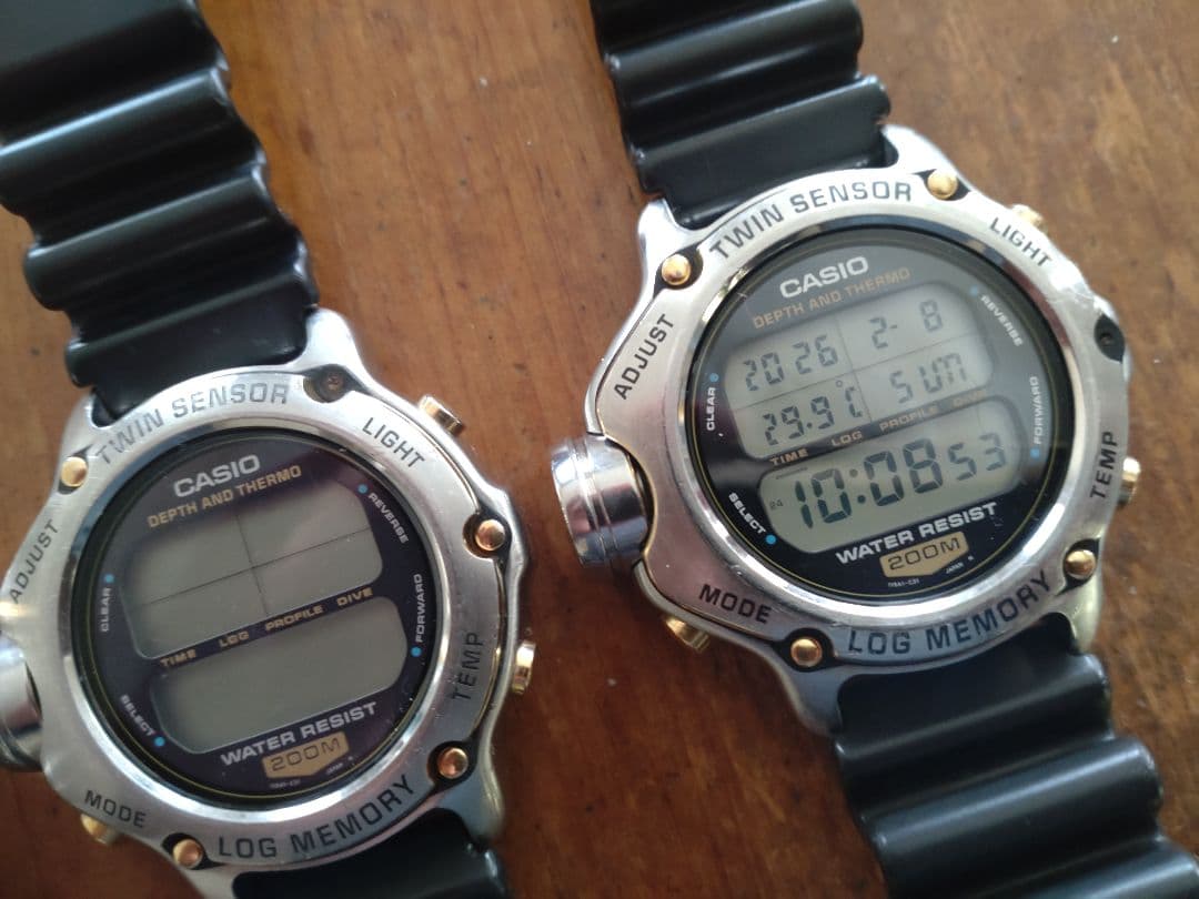 CASIO 潜水王 ジャンク 3本セット DEP-500 DEP-600 - メルカリ