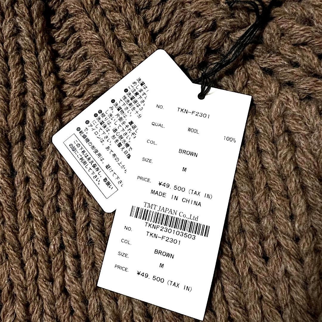 M 定価4.9万 TMT ウール100％ タートルネック ニット セーター 新品