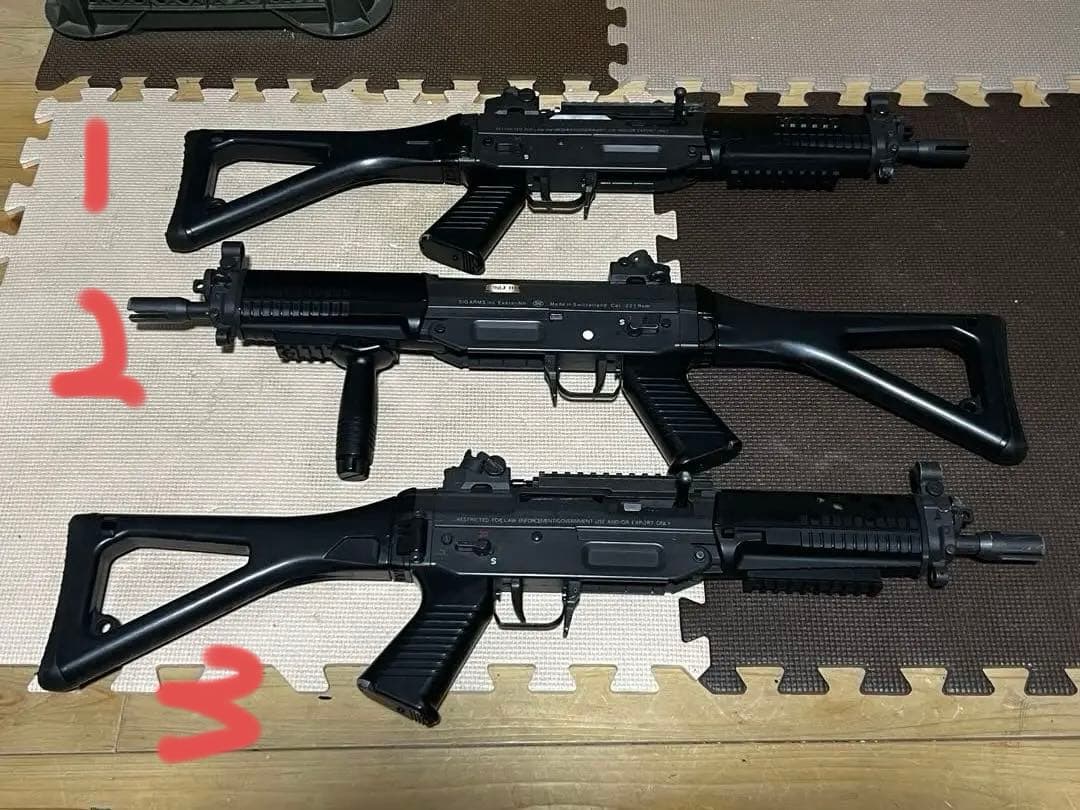 TOKYOマルイ SIG552 電動ガン1本 多弾マガジン1本 バッテリー1本