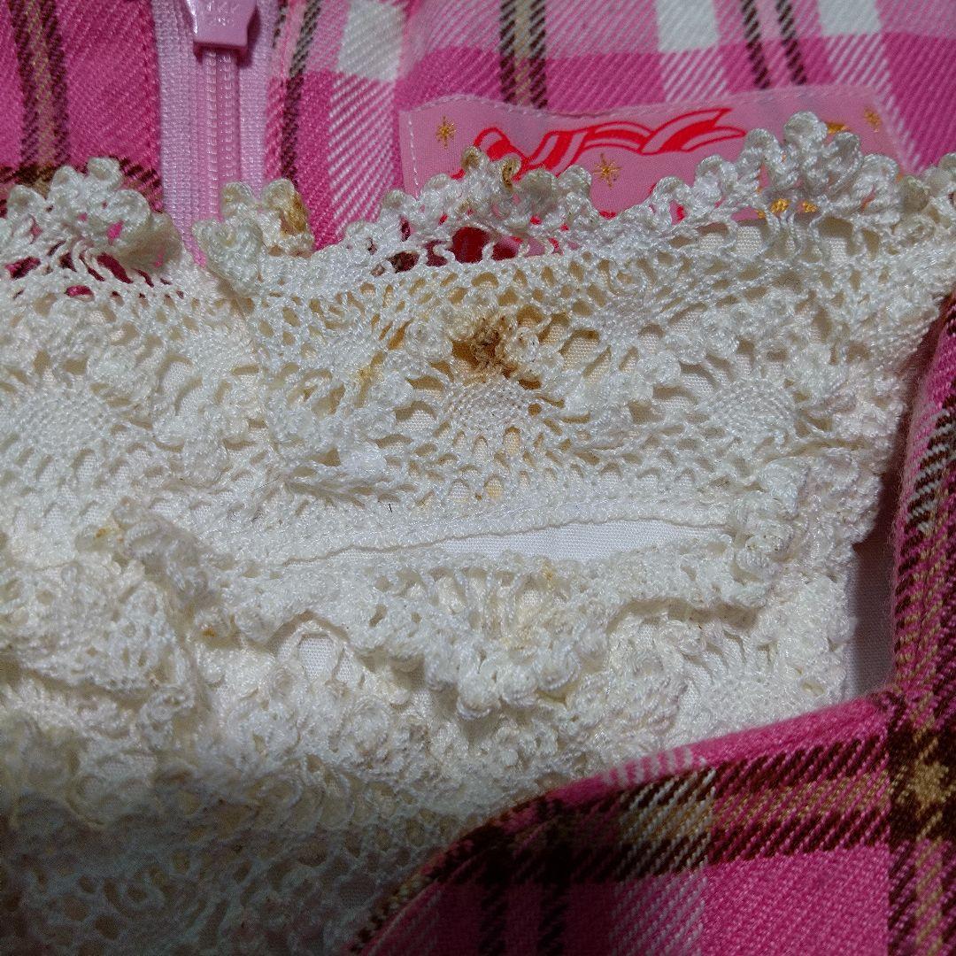 Angelic Pretty♡タータンチェック裾スカラップJSK♡初期タグレア