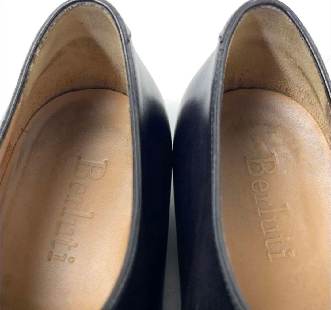 ベルルッティ⭐︎アレッサンドロ71/2ブラックパティーヌ／ホールカット